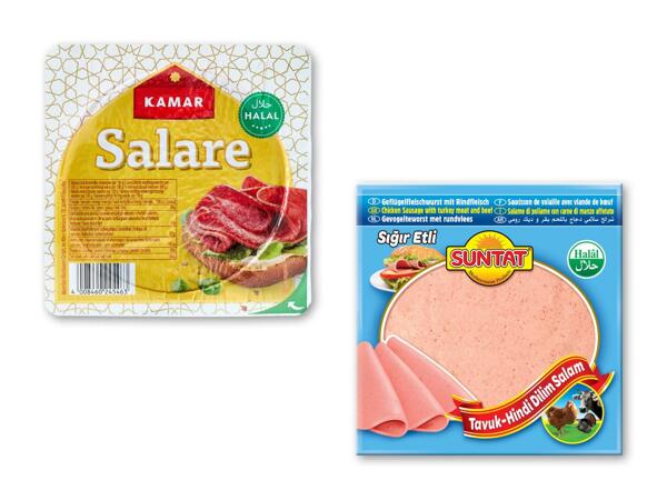 KAMAR/​SUNTAT Kalkunsalami eller kyllingepølse