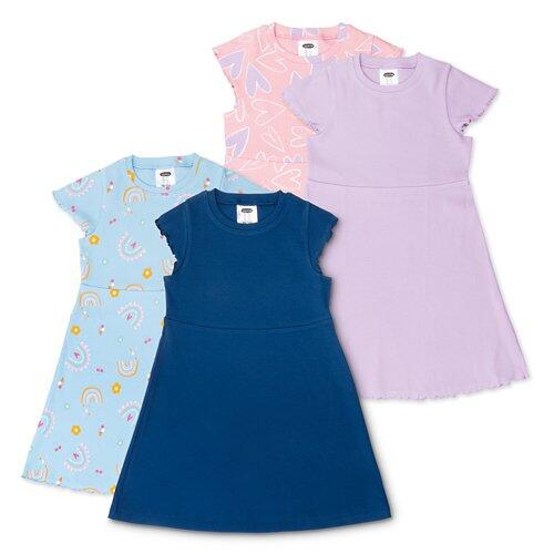 LILY & DAN Kinder-/Kleinkinder-Jerseykleid, Doppelpkg.