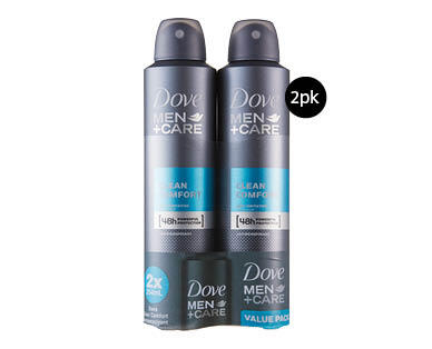 Dove Antiperspirant Aerosol Deodorant 2 x 127g or 2 x 150g