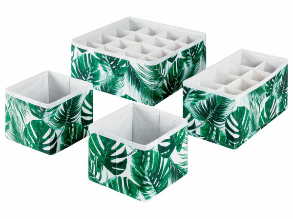 Livarno Living Förvaringslådor, 4-pack