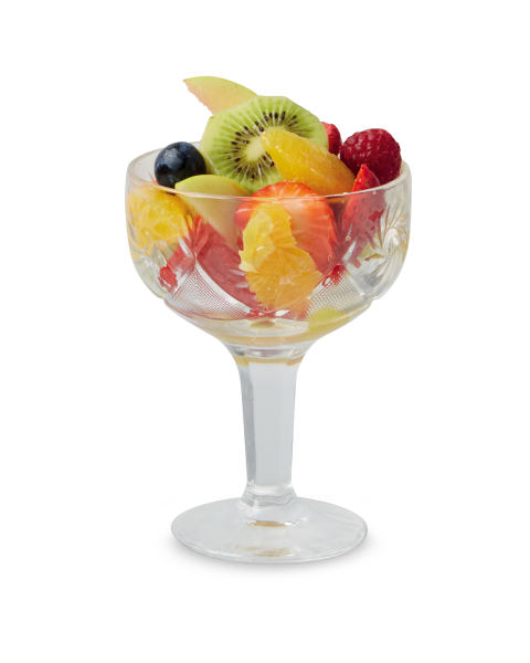 Decorated Sundae Glass 4-Pack