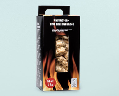 Kaminofen- und Grillanzünder