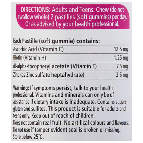 Adult Vita Gummies Hair Skin Nails