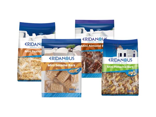 Mini dried fruit bars