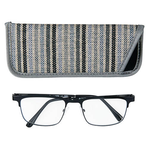 Reading Glasses - Black, 2.0