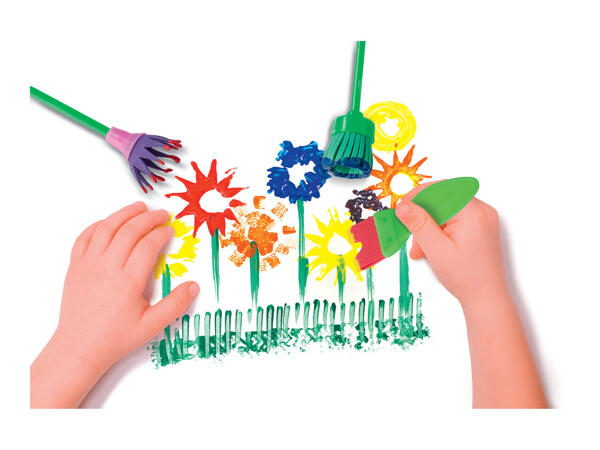 Crelando Kids Acrylic Paints with Brushes