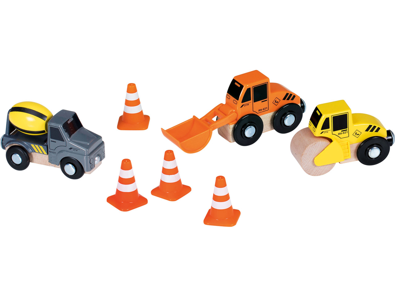 Wooden Toy Vehicle Set