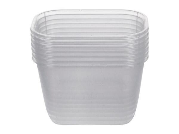 Silvercrest 1L Food Storage Containers - 8 Pack