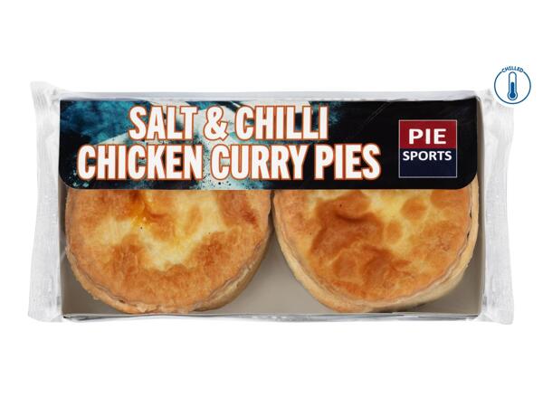 Pie Sports 2 Salt & Chilli Chicken Curry Pies