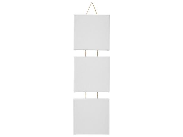 Blank or with printed outline canvas, 3 pieces