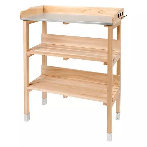 3 Shelf Wooden Potting Bench