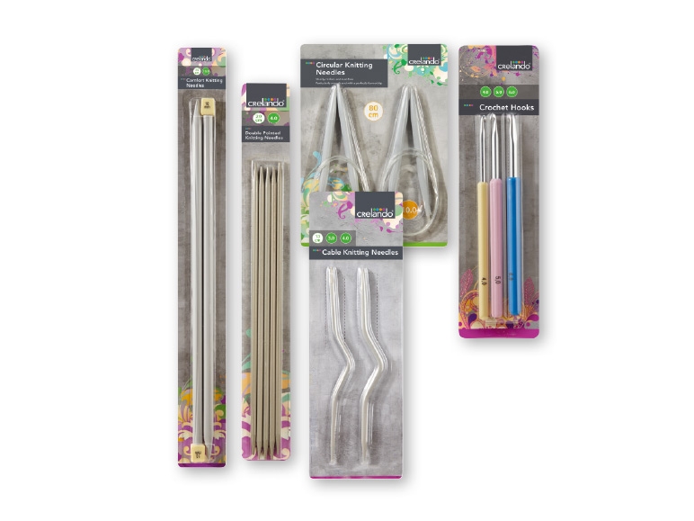 Crelando Crochet/Knitting Needle Sets