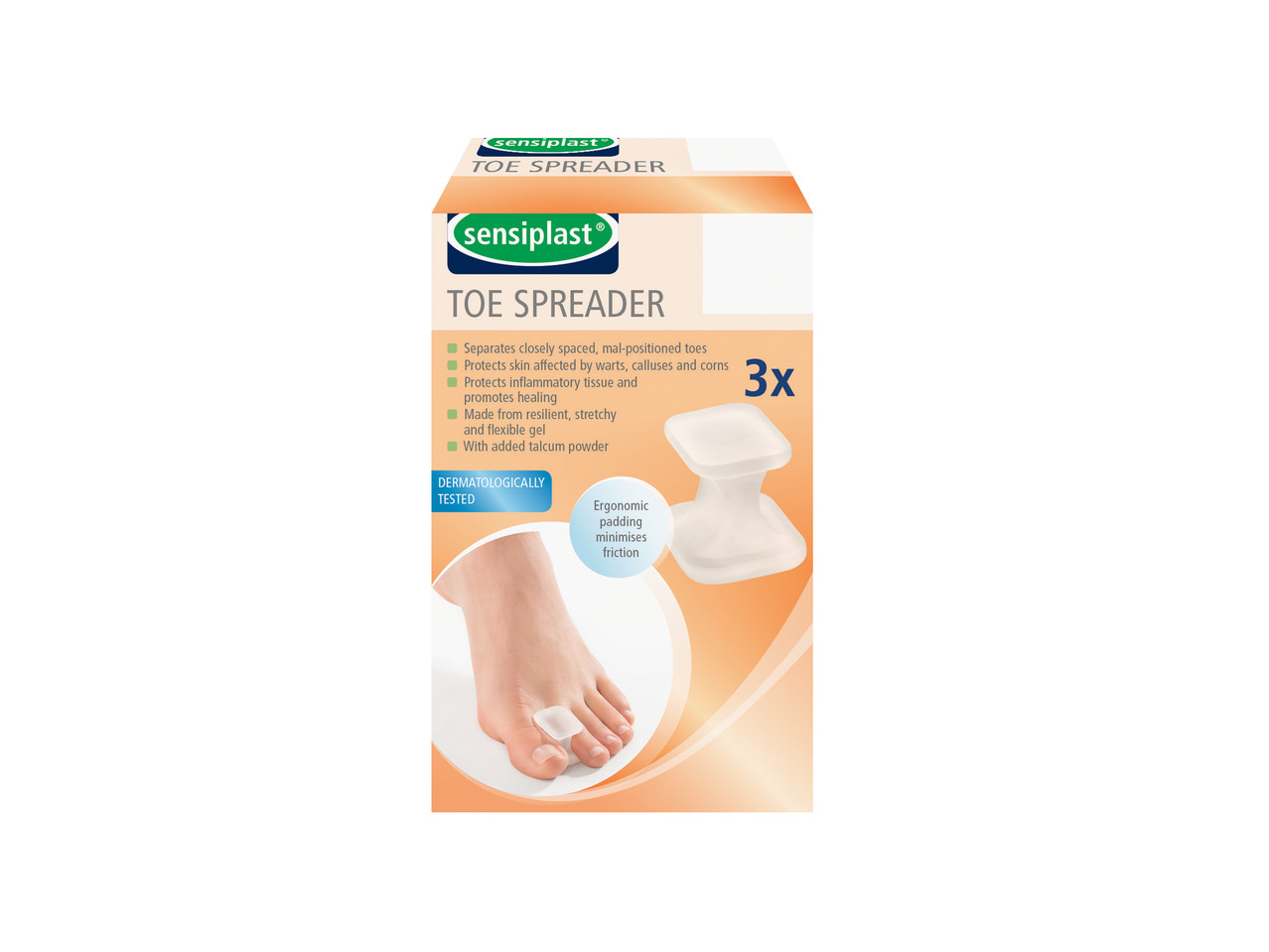 SENSIPLAST(R) Fodballe-/tåbeskytter