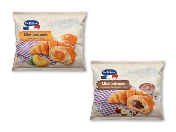 Minicroissanter med fyld