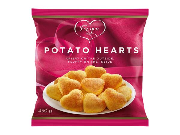 Potato hearts