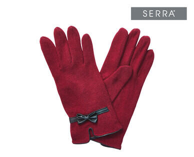 Leather or Wool Blend Gloves