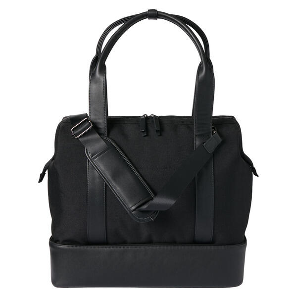 LIVE IN STYLE Black Travel Weekender Bag