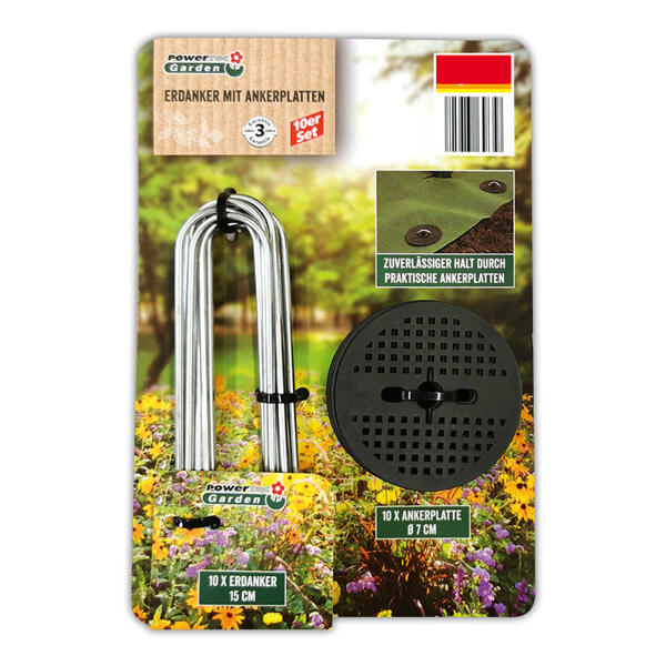 Erdanker mit Ankerplatten