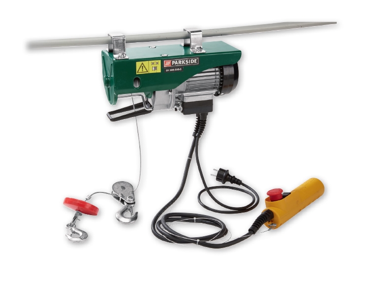 Parkside 500W Electric Cable Winch Hoist