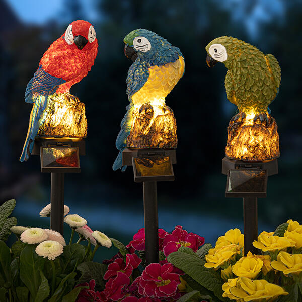 LED-Solar-Papagei
