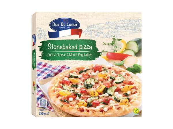 Stonebaked Pizza "chevre" with goat's cheese