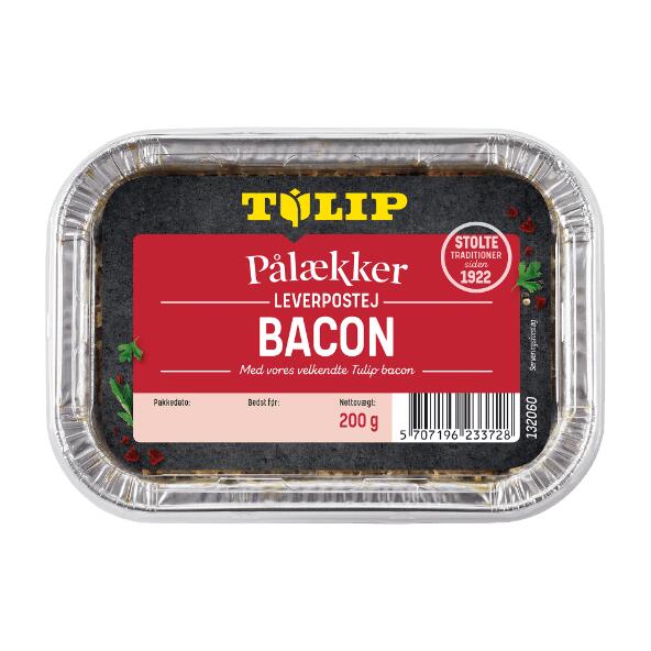 PÅLÆKKER 	 				Bacon leverpostej