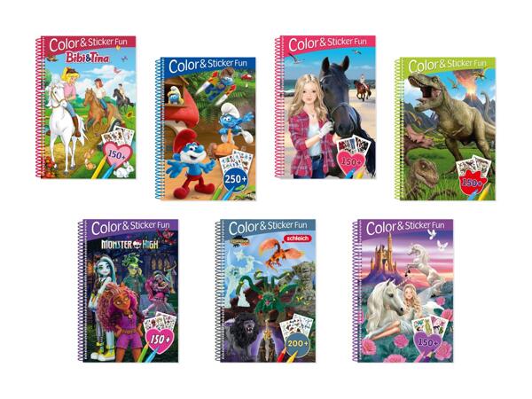 Carnet de coloriage et d'autocollants 3D (action valable uniquement en Suisse alémanique)