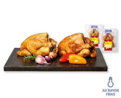 Poulet à rôtir à l'ail/au paprika