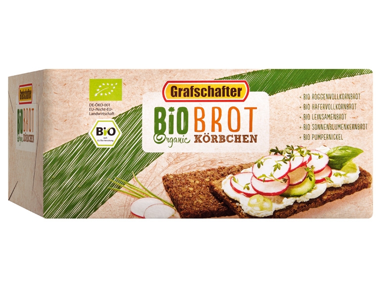 GRAFSCHAFTER 5 Sorten Bio-Brotkörbchen