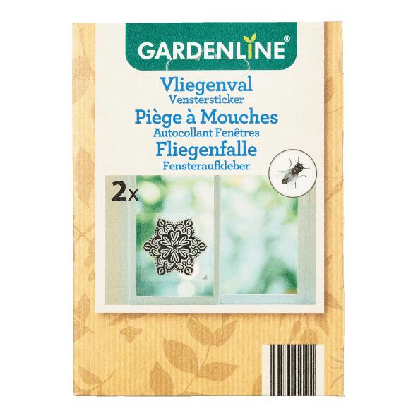 GARDENLINE(R) 				Fensteraufkleber gegen Fliegen, 2 St.