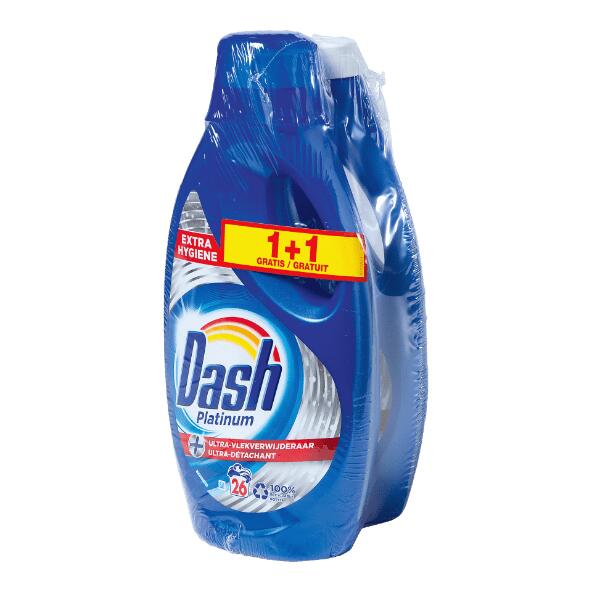 DASH(R) 				Vloeibaar wasmiddel, 2 st.