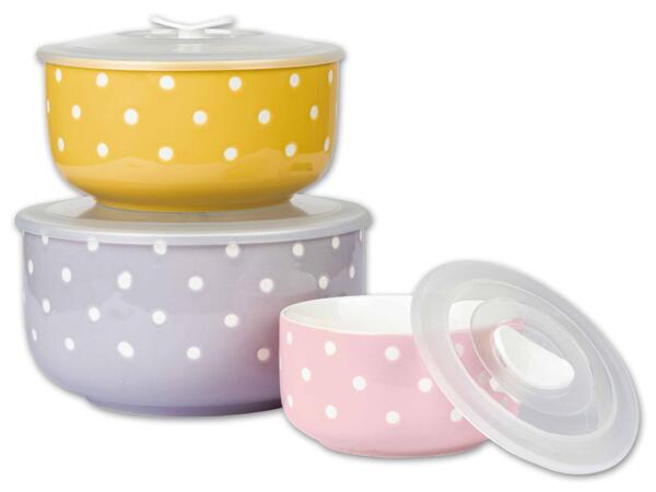 Porzellanschüssel-Set, 3-teilig