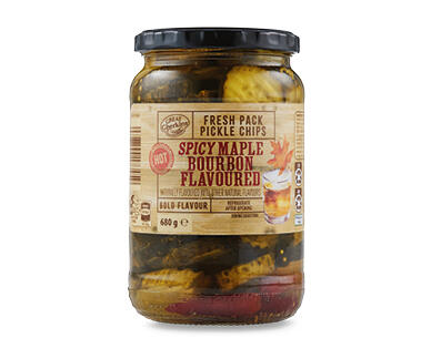 Great Gherkins Fresh Pack Pickle Chips 680g