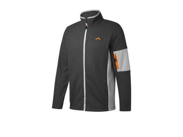 Men's knitted fleece jacket