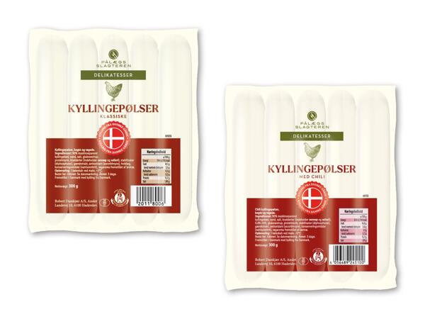 Kyllingeminipølser