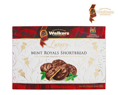 Walkers Mint Royals Shortbread 150g