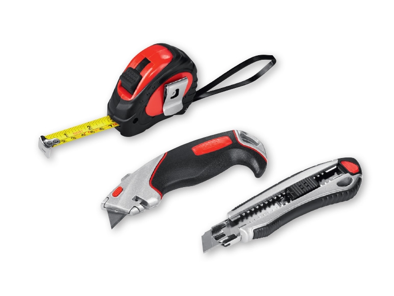 POWERFIX(R) Box Cutter/Measuring Tape