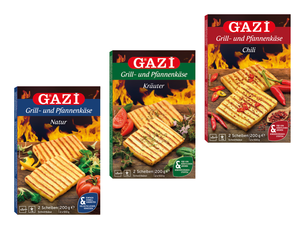 Fromage pour le gril ou la poêle Gazi