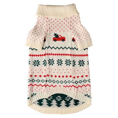 Pet Christmas Sweater - Christmas Truck, S