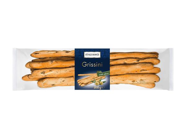Gressins aux olives