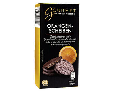 GOURMET 
 FETTINE D'ARANCIA RICOPERTE DI CIOCCOLATO FONDENTE
