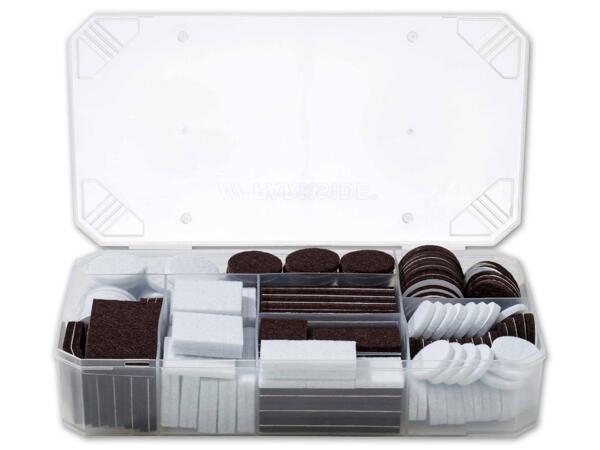 Antirutsch- und Schutzpuffer-Set, 330-teilig/​Filzgleiter-Set, 275-teilig