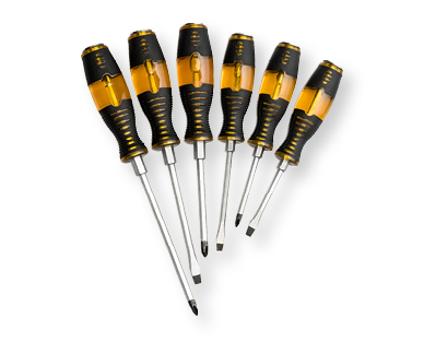 Jeu de tournevis chasse-pointes, 6 pièces WORKZONE(R)
