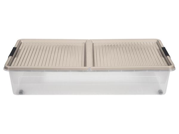 Underbed storage box with wheels, 32l