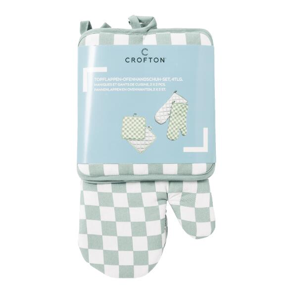 CROFTON(R) 				Topflappen und Topfhandschuhe, 4 St.