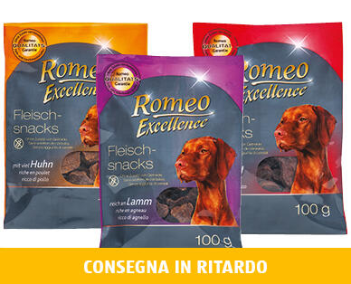ROMEO EXCELLENCE 
 SNACK NATURALE SENZA AGGIUNTA DI CEREALI