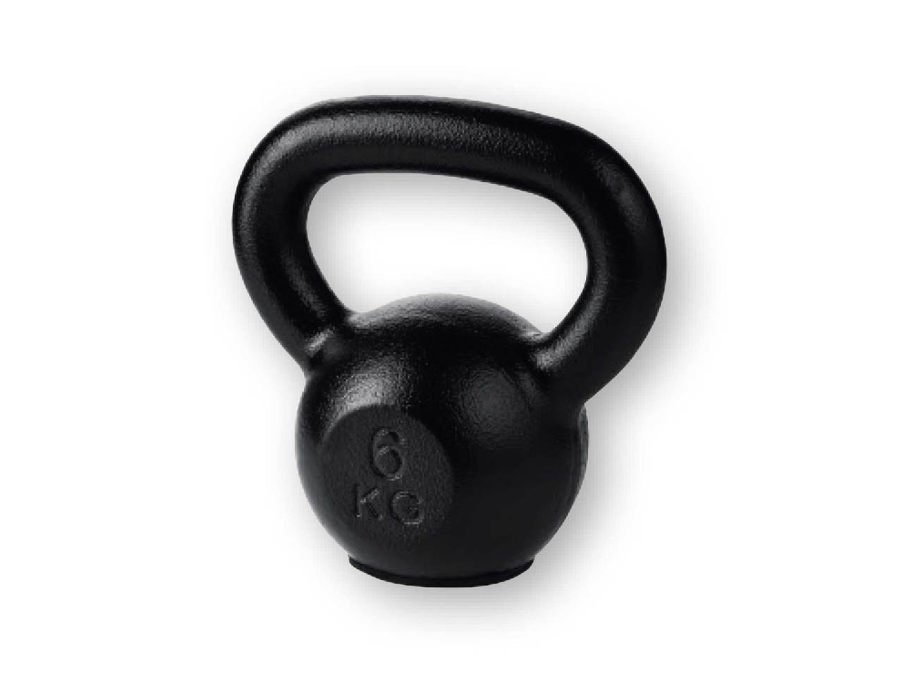 Crivit Pro Cast Iron Kettlebell 6Kg