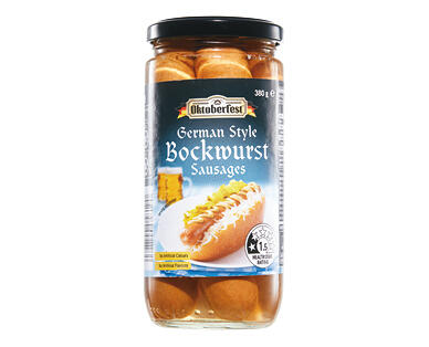 Oktoberfest German Style Bockwurst Sausages 380g