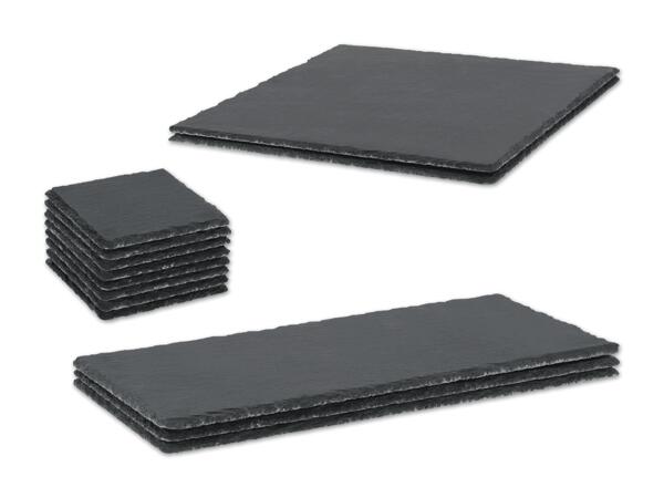 Schiefer-Servierplatten oder Untersetzer