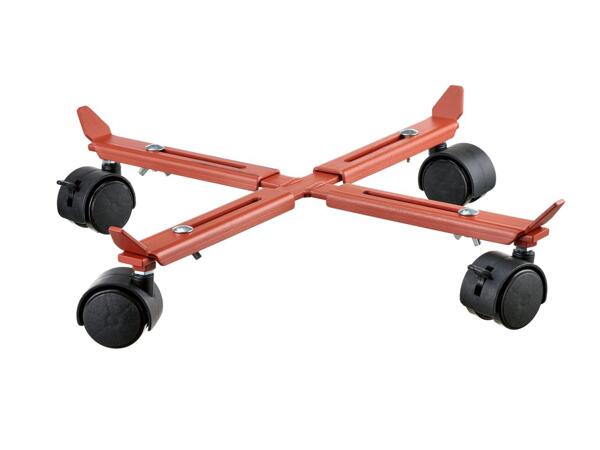 Adjustable plant roller with castors